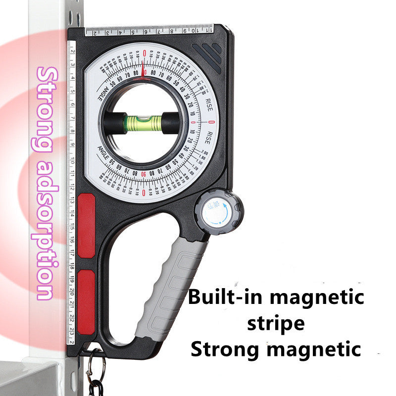 Slope Ruler Magnetic Multi-function Level Measuring Instrument