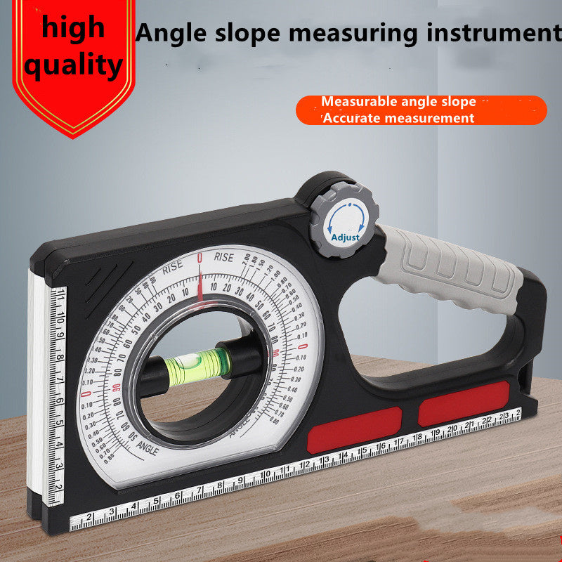 Slope Ruler Magnetic Multi-function Level Measuring Instrument